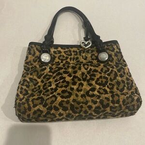Brighton leather print purse